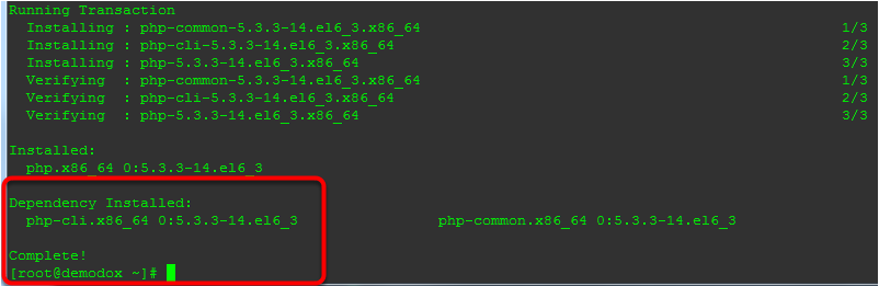 Installing PHP