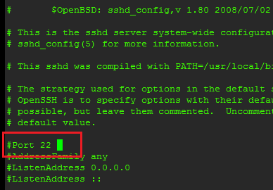 Change the SSH Port